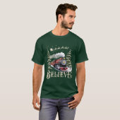 Polar Express Kerstcadeau Geloof Kerstmis Winter T-shirt (Voorkant volledig)