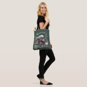 Polar Express Kerstcadeau Geloof Kerstmis Winter Tote Bag (Op model)