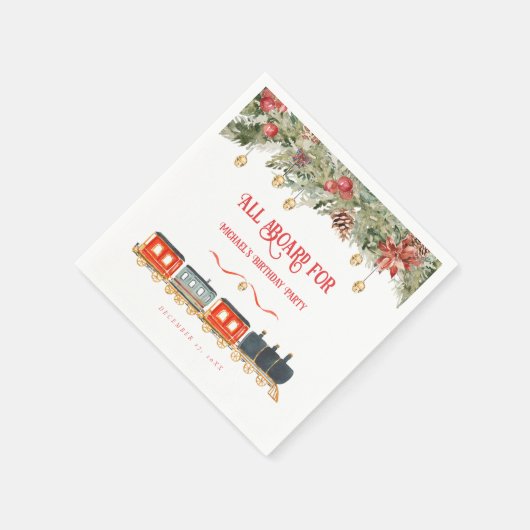 Polar Express kerstfeest Servet (Hoek)