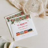 Polar Express kerstfeest Servet