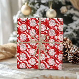Polar Express Kerstkaart Cadeaupapier