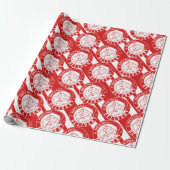 Polar Express Kerstkaart Cadeaupapier (Uitgerold)