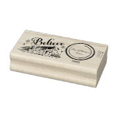 Polar Express Kerstkaart Rubberstempel (Stempel)
