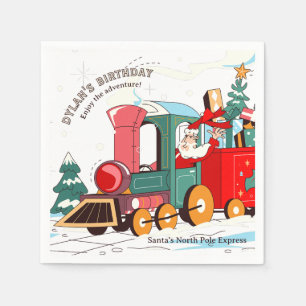 Polar Express Kerstmis Santa's Trein Avontuur Servet