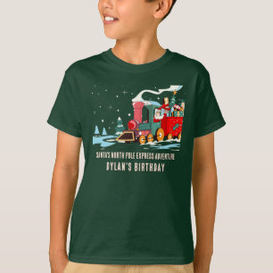 Polar Express Kerstmis Santa's Trein Avontuur T-shirt