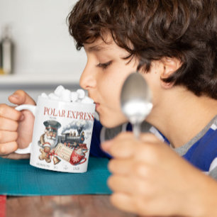 Polar Express Kerstmug Tweekleurige Koffiemok