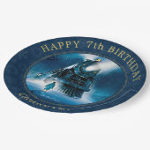 Polar Express Pajama Slumber Party Paper Plate Papieren Bordje (Gekanteld)