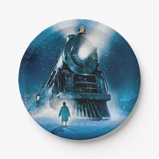 Polar Express Pajama Slumber Party Paper Plate Papieren Bordje (Voorkant)
