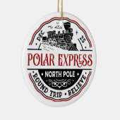POLAR EXPRESS Ronde Reis Ornament (Rechts)