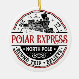 POLAR EXPRESS Ronde Reis Ornament