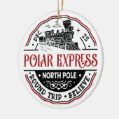 POLAR EXPRESS Ronde Reis Ornament (Links)