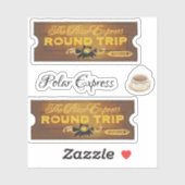 Polar express sticker blad (Vel)