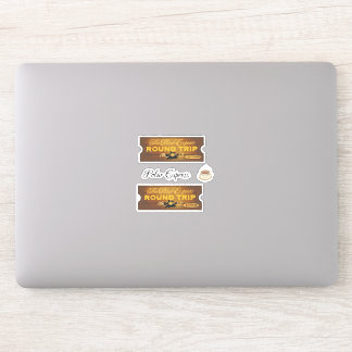 Polar express sticker blad