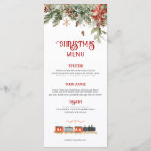 Polar Express-thema Menu (Voorkant)