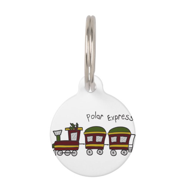 Polar Express Train Huisdierpenning (Voorkant)