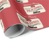 Polar Express trein avontuur gelooft in Kerstmis Cadeaupapier (Rol Hoek)