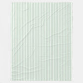 Polar fleece blanket with stripes. deken (Voorkant)