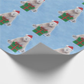 Polar Holiday - Kinder kunst voor CHOC Cadeaupapier (Hoek)