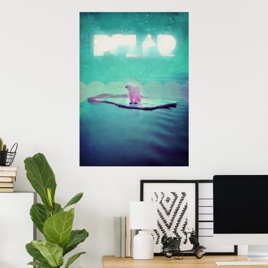 Polar Huge Canvas Poster (Thuiskantoor)