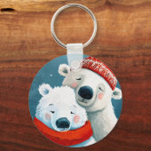 Polar Hugs Sleutelhanger (Voorkant)