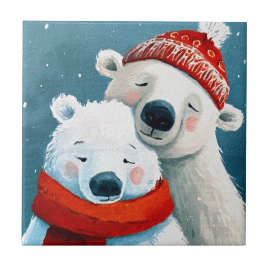Polar Hugs Tegeltje (Voorkant)