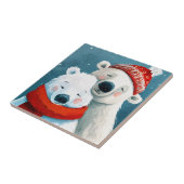 Polar Hugs Tegeltje (Zijkant)