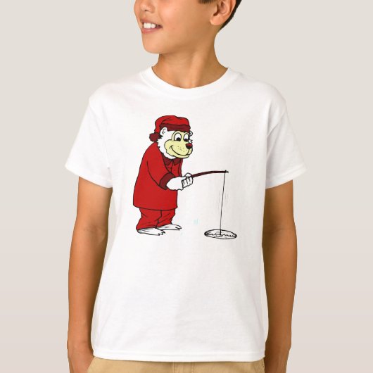 Polar Ice Vist in pyjama T-shirt (Voorkant)