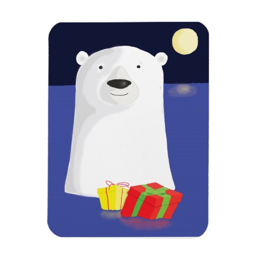 Polar kerstmagneet magneet (Verticaal)