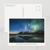 Polar Light Lofoten Briefkaart (Voorkant / Achterkant)