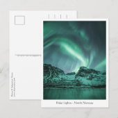 Polar Lights Briefkaart Noorwegen (Voorkant / Achterkant)