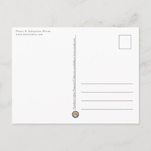 Polar Lights Briefkaart Noorwegen (Achterkant)