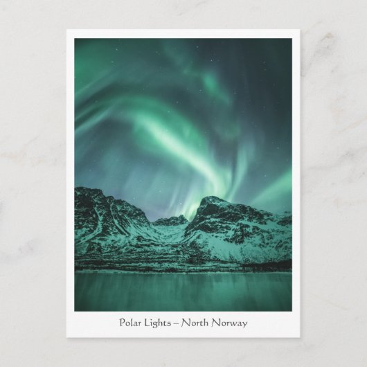 Polar Lights Briefkaart Noorwegen (Voorkant)