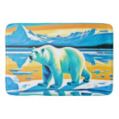Polar Majesty: Arctisch landschap Badmat (Voorkant)
