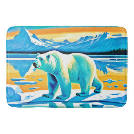 Polar Majesty: Arctisch landschap Badmat