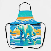 Polar Majesty: Arctisch landschap Schort (Voorkant)