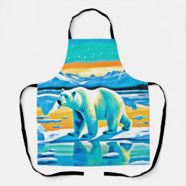 Polar Majesty: Arctisch landschap Schort