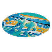 Polar Majesty: Arctisch landschap Snijplank (Hoek)