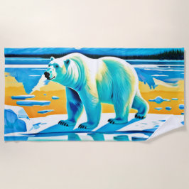 Polar Majesty: Arctisch landschap Strandlaken