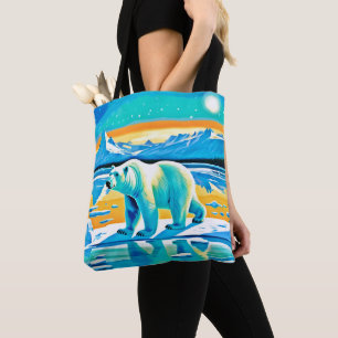 Polar Majesty: Arctisch landschap Tote Bag