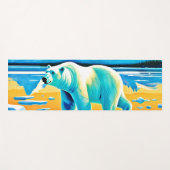 Polar Majesty: Arctisch landschap Yogamat (Voorkant (horizontaal))