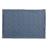 Polar Night Blue Waterverf Stippen Pillow Hoesje Kussensloop (Achterkant)