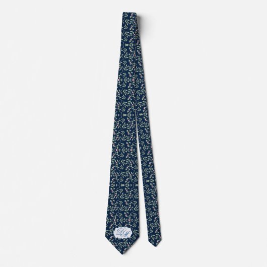 Polar Night Blue Wedding Keepomwille Stropdas (Voorkant)