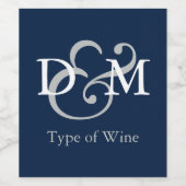 Polar Night Blue Wijn Etiket (Enkel label)