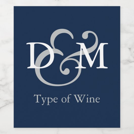 Polar Night Blue Wijn Etiket (Enkel label)