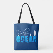 Polar Ocean  Tote Bag (Achterkant)