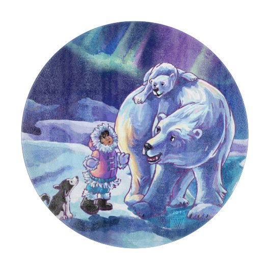 Polar Pals Snijplank (Voorkant)