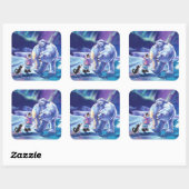 Polar Pals Vierkante Sticker (Vel)