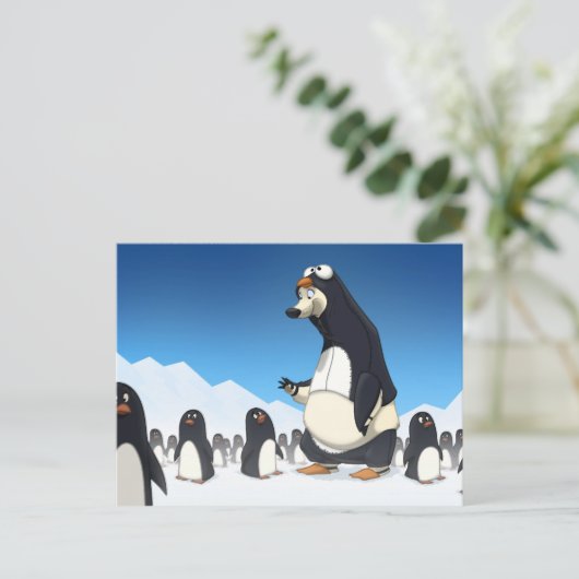 Polar Penguin Briefkaarten (Staand voorkant)