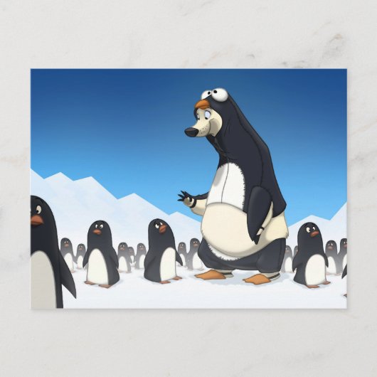 Polar Penguin Briefkaarten (Voorkant)