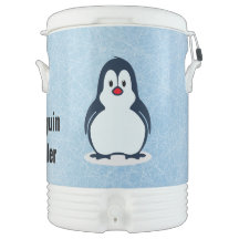 Polar Penguins Ontwerp 10-Gallon Koeler